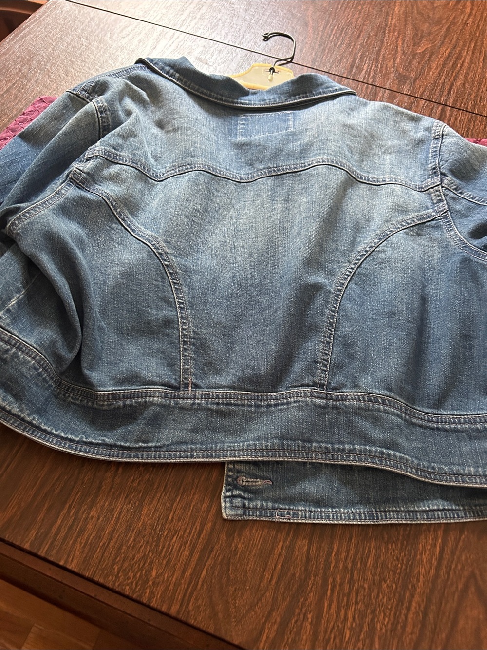 American Rag Light Blue Denim Short Sleeve Jacket - Picture 8 of 8